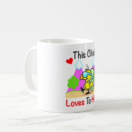 "Deze griet houdt van Hike", verkreukt Koffiemok (Voorkant links)