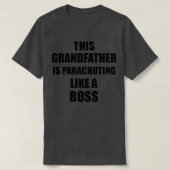 Deze grootvader is parachuus als een boss grappenm t-shirt (Design voorkant)