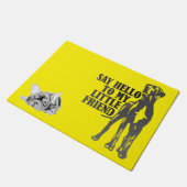 Deze grote en kleine hond Doormat personaliseren Deurmat (Schuin)