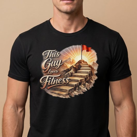 Deze Guy Is Dol Op Fitness T-shirt