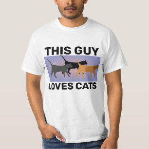 DEZE GUY LIGT KAT T-SHIRTS VAN DE MANNEN VAN DE VA