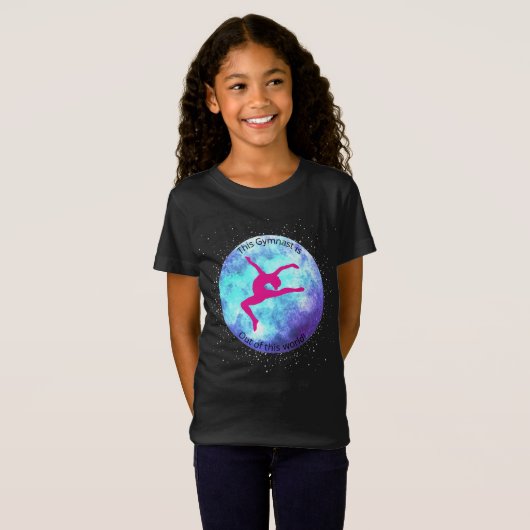Deze Gymnast is uit deze wereld! T-shirt (Voorkant volledig)