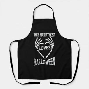 Deze haarstylist houdt van Halloween Tshirts Schort