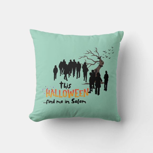 Deze Halloween vind ik in Salem Kussen (Voorkant)