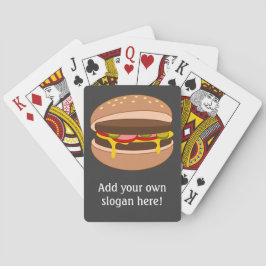 Deze Hamburger-afbeelding aanpassen Pokerkaarten