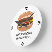 Deze Hamburger-afbeelding aanpassen Ronde Klok (Hoek)