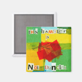 Deze hamster danst niet magneet (Voorkant / Achterkant)