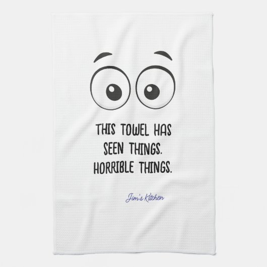 Deze handdoek heeft dingen grappig gezien (Verticaal)