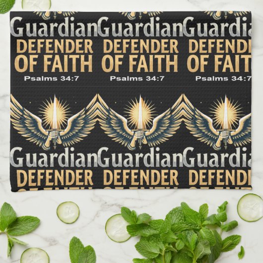 Deze handdoek is een herinnering dat je beschermd  (Gevouwen)