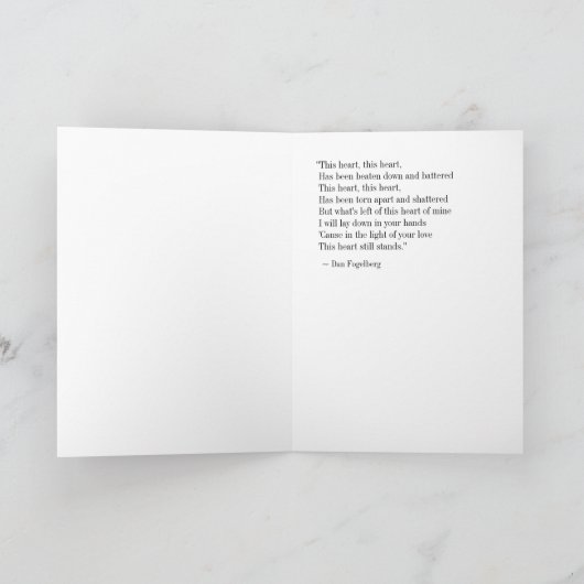 Deze hart Kaart (Binnen)