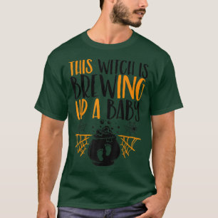 Deze heks breekt een Baby Halloween zwangere vrouw T-shirt