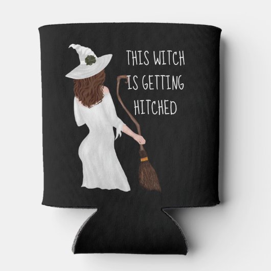 Deze heks die gehitte Halloween Bachelorette kreeg Blikjeskoeler (Achterkant)