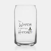 Deze heks gaat trouwen blikvorm glas (Voorkant)