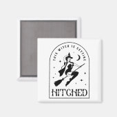 Deze heks gaat trouwen Gotische bruid vrijgezellen Magneet (Voorkant / Achterkant)