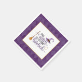 Deze heks gaat trouwen servet (Hoek)