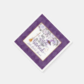 Deze heks gaat trouwen servet - op maat (Hoek)