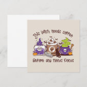 Deze heks heeft koffie nodig (Voorkant / Achterkant)