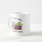 Deze heks heeft koffie nodig koffiemok (Voorkant links)