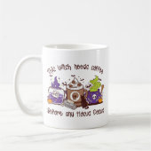 Deze heks heeft koffie nodig koffiemok (Links)