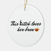 Deze heks houdt van haar brouwseizoen Ornament (Links)
