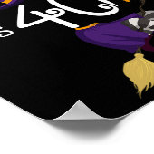 Deze heks is 40 Halloween Birthday Witch Poster (Hoek)