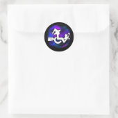 Deze Heks is Mobiel Ronde Sticker (Tas)