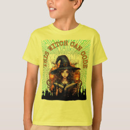 Deze heks kan coderen t-shirt
