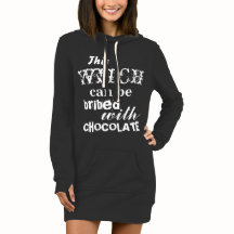 deze heks kan worden omgekocht met chocolade schat