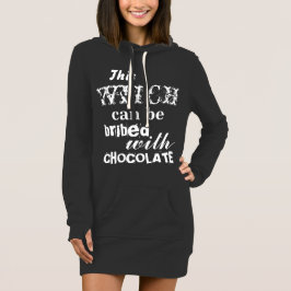 deze heks kan worden omgekocht met chocolade schat hoodie
