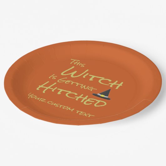 Deze heks krijgt gehitte papieren Bord (Gekanteld)