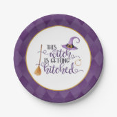 Deze heks krijgt gehitte papieren Bord (Voorkant)