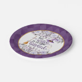 Deze heks krijgt gehitte papieren Bord - Floral (Gekanteld)