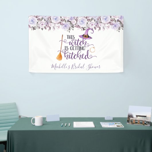 Deze heks krijgt gehitte Vrijgezellenfeest banner (Beurs)