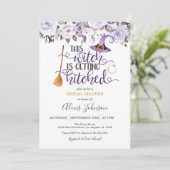 Deze heks krijgt gehitte Vrijgezellenfeest Kaart (Staand voorkant)