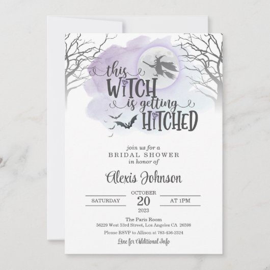 Deze heks krijgt gehitte Vrijgezellenfeest Kaart (Voorkant)