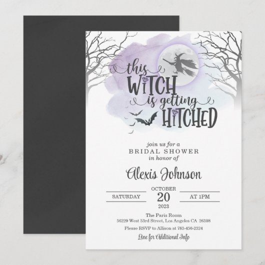 Deze heks krijgt gehitte Vrijgezellenfeest Kaart (Voorkant / Achterkant)