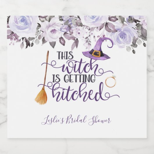 Deze heks krijgt het etiket van mousserende wijn (Enkel label)