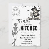 Deze heks krijgt Hitched Bachelorette Weekend Kaart (Voorkant)