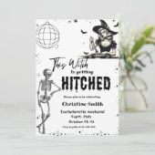 Deze heks krijgt Hitched Bachelorette Weekend Kaart (Staand voorkant)