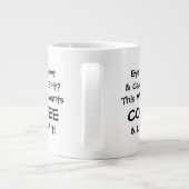 Deze heks wil Koffee JUMBO pagan wiccan mok cup (Achterkant)