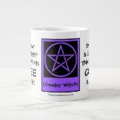 Deze heks wil Koffee JUMBO pagan wiccan mok cup (Voorkant)