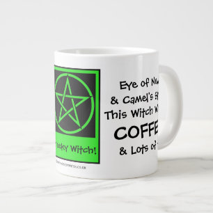 Deze heks wil Koffee JUMBO pagan wiccan mok cup