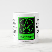 Deze heks wil Koffee JUMBO pagan wiccan mok cup (Voorkant)