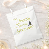 Deze heks wordt gehitst bedankzakje (Geknipt)