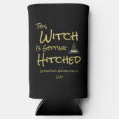 Deze heks wordt gehitst seltzer blikjeskoeler (Voorkant)