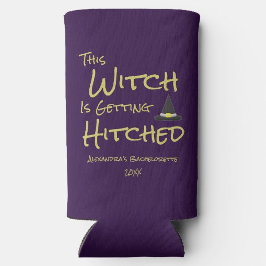 Deze heks wordt gehitst seltzer blikjeskoeler (Achterkant)