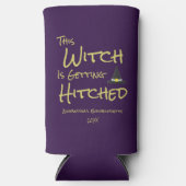 Deze heks wordt gehitst seltzer blikjeskoeler (Voorkant)