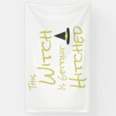 Deze heks wordt gehitst spandoek (Verticaal)