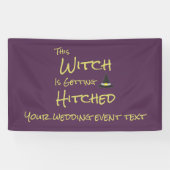 Deze heks wordt gehitst spandoek (Horizontaal)