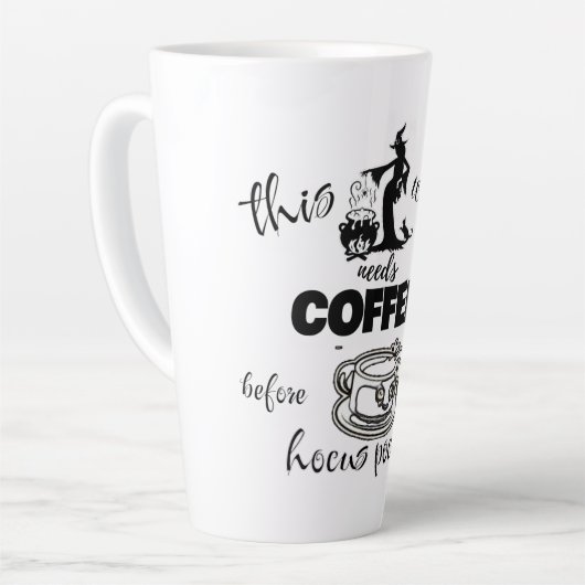 Deze heksenlatte Mok (Linkerhoek)